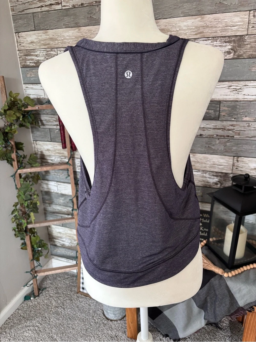 Lululemon Pace Perfect Loose Semi Cropped Athletic Tank Top Size 6 No size tag